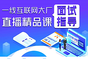 一线互联网大厂面试指导直播精品课