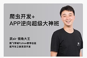 路飞-爬虫开发+APP逆向超级大神班1-5班|价值4999元|2022年