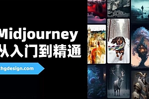 Midjourney从入门到精通-最新AI智能绘画视频教程|价值599元