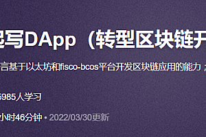 <strong>跟我一起写DApp（转型区块链开发推荐课程）</strong>