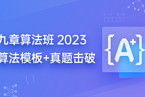 九章算法:算法基础+算法强化+算法系统提升