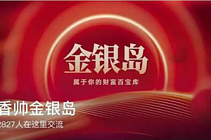 2024香帅金银岛,高质量私密金融社群,价值399