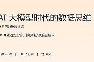 极K 玩转AI大模型时代的数据思维