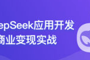 DeepSeek 应用开发与商业变现实战